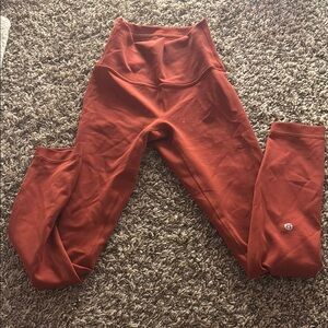 lululemon athletica Rust Leggings
